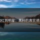 从网红到明星：黑料的真实诱惑力